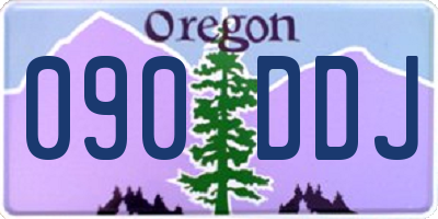 OR license plate 090DDJ