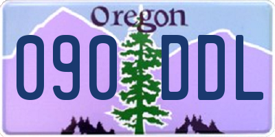 OR license plate 090DDL