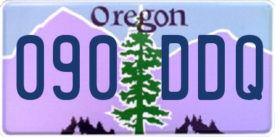 OR license plate 090DDQ