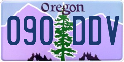 OR license plate 090DDV