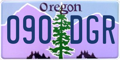OR license plate 090DGR