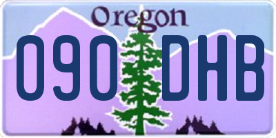OR license plate 090DHB