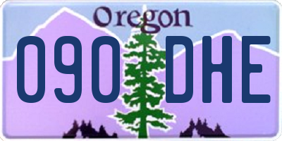 OR license plate 090DHE