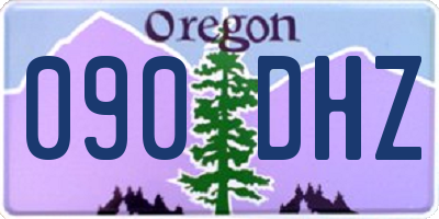 OR license plate 090DHZ