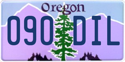 OR license plate 090DIL