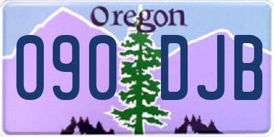 OR license plate 090DJB