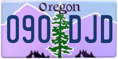 OR license plate 090DJD