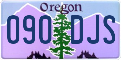 OR license plate 090DJS