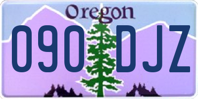 OR license plate 090DJZ