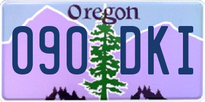 OR license plate 090DKI
