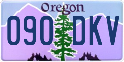 OR license plate 090DKV