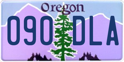 OR license plate 090DLA