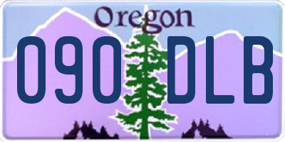OR license plate 090DLB
