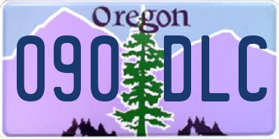 OR license plate 090DLC