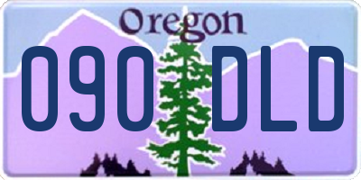 OR license plate 090DLD