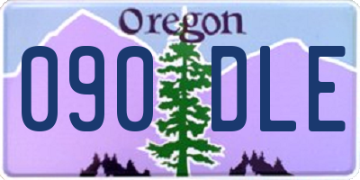 OR license plate 090DLE