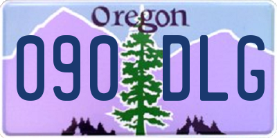 OR license plate 090DLG