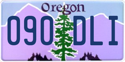 OR license plate 090DLI