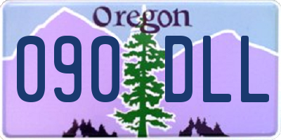 OR license plate 090DLL