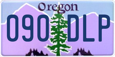 OR license plate 090DLP