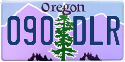 OR license plate 090DLR