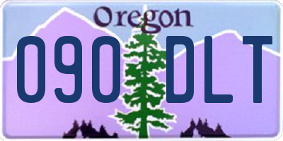 OR license plate 090DLT