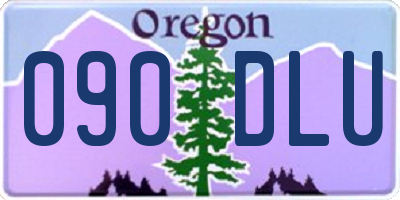 OR license plate 090DLU