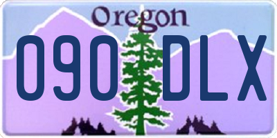 OR license plate 090DLX