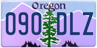 OR license plate 090DLZ