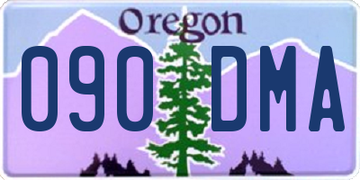 OR license plate 090DMA