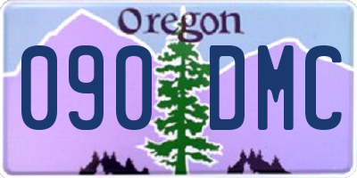 OR license plate 090DMC