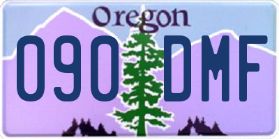 OR license plate 090DMF
