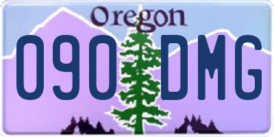 OR license plate 090DMG