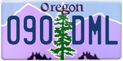 OR license plate 090DML