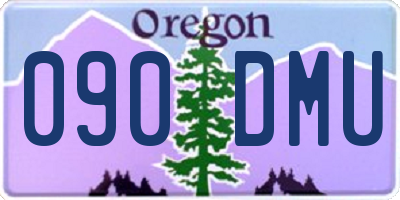 OR license plate 090DMU