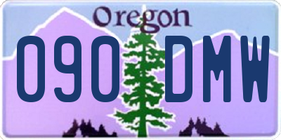 OR license plate 090DMW