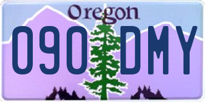 OR license plate 090DMY