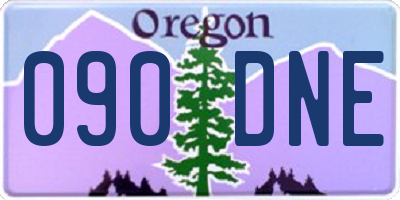 OR license plate 090DNE