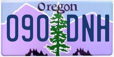 OR license plate 090DNH