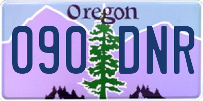 OR license plate 090DNR