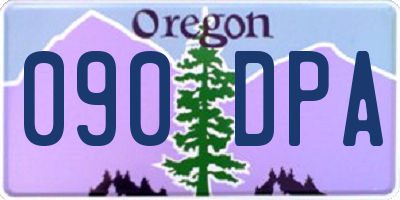 OR license plate 090DPA