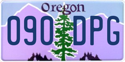OR license plate 090DPG