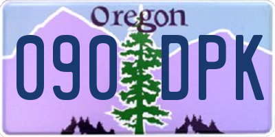 OR license plate 090DPK