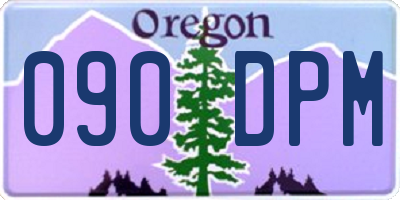 OR license plate 090DPM