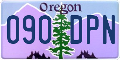 OR license plate 090DPN