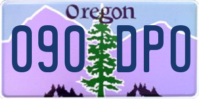 OR license plate 090DPO