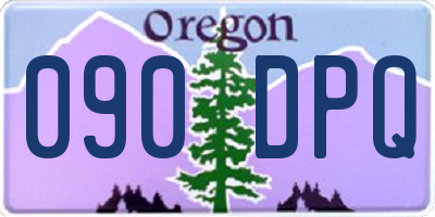OR license plate 090DPQ