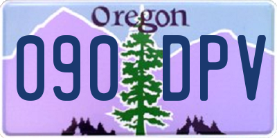 OR license plate 090DPV