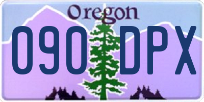 OR license plate 090DPX