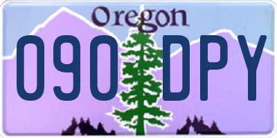 OR license plate 090DPY